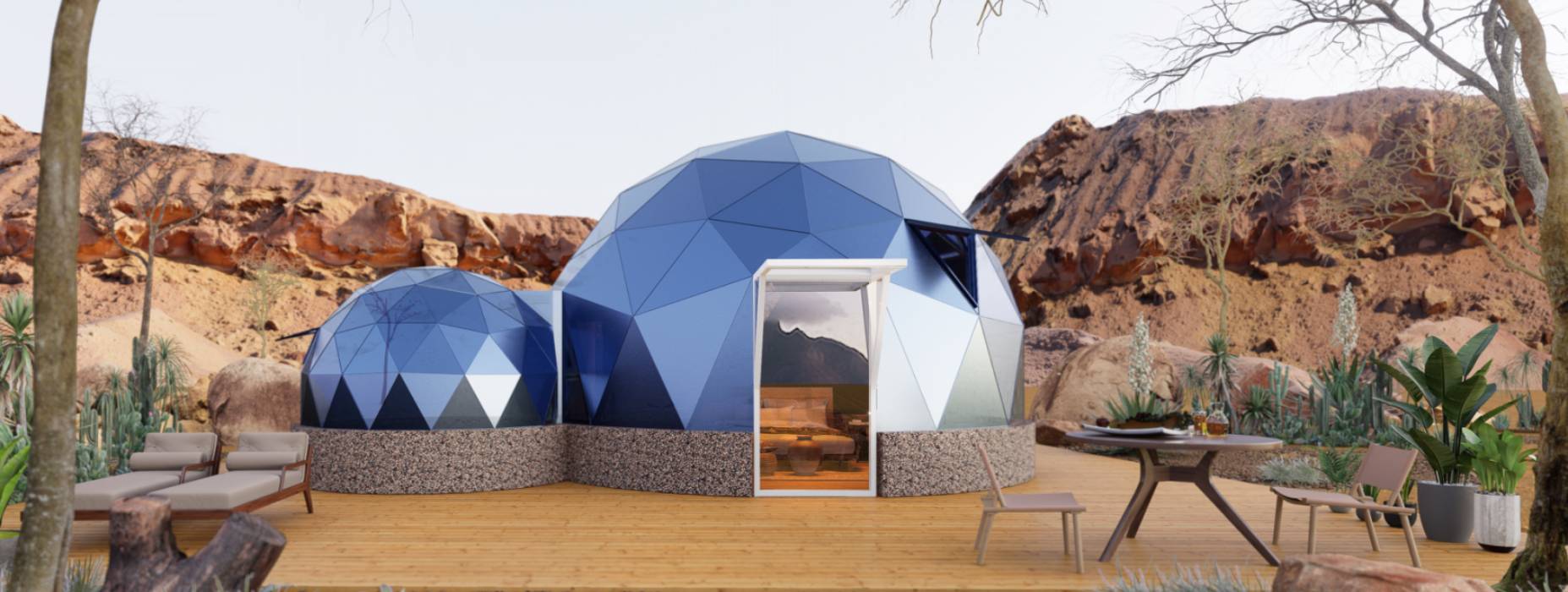 古蔺县球形智能光伏玻璃星空房